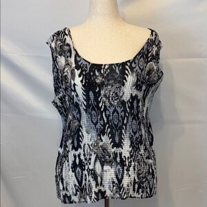 Chic Monochrome Women's Blouse